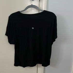 Lululemon black workout top